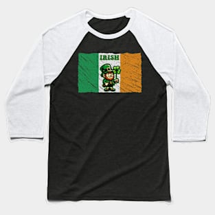 Ireland Flag Irish St Patricks Day Baseball T-Shirt